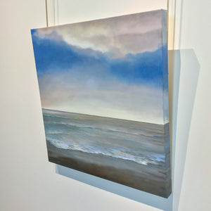 Patricia Johnston Seascape Beach Richter Series | 24" x 24" Oil on Canvas