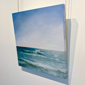 Patricia Johnston Seascape Wave Richter Series | 24" x 24" Oil on Canvas
