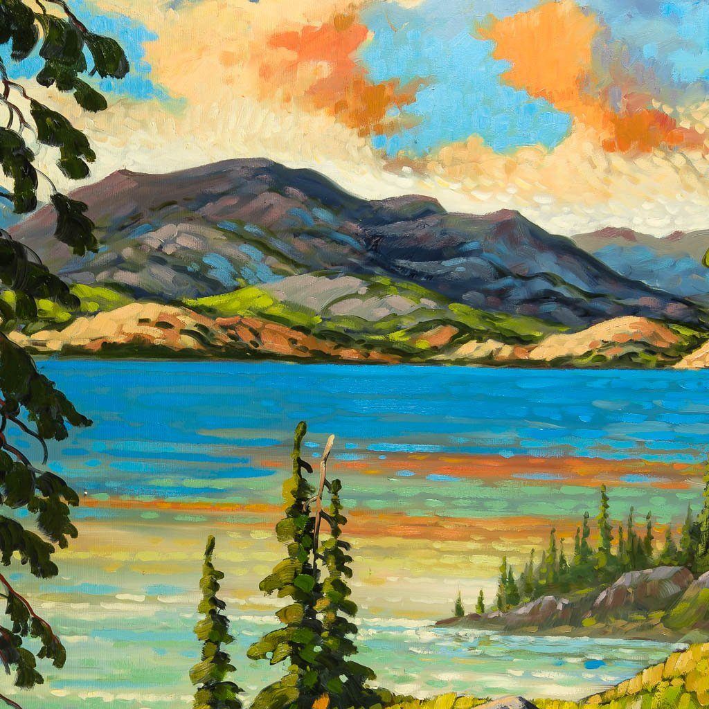 September Warmth, Okanagan Oil on Canvas Rod Charlesworth