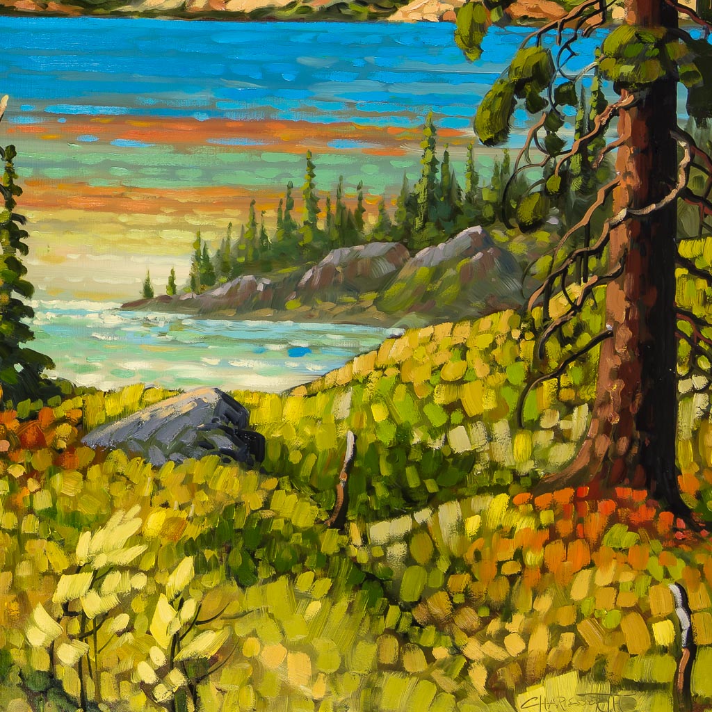 September Warmth, Okanagan Oil on Canvas Rod Charlesworth