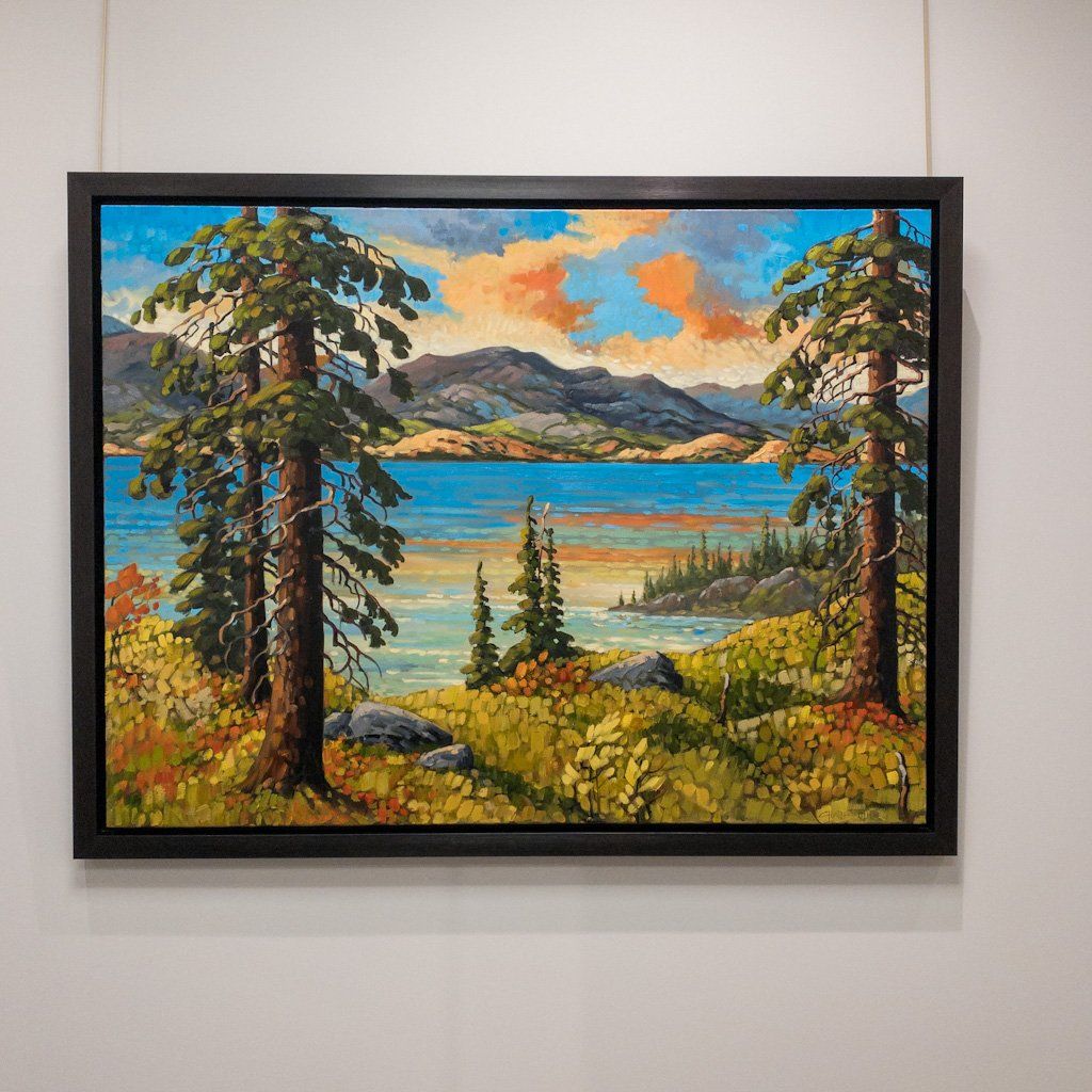 September Warmth, Okanagan Oil on Canvas Rod Charlesworth