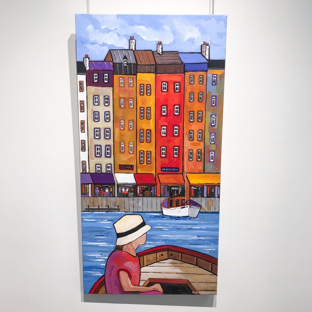 Alain Bédard Short Cruise | 36" x 18" Acrylic on Canvas