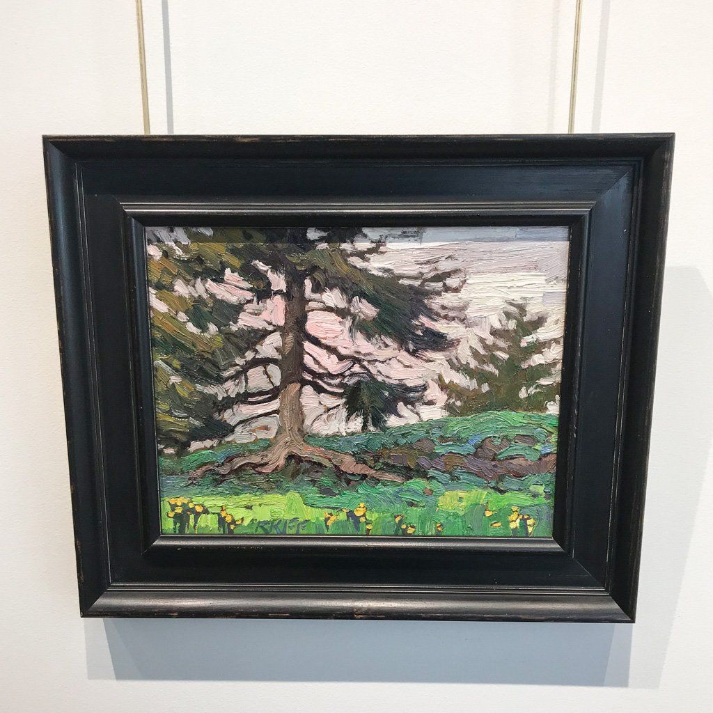 Ken Faulks Signs of Spring | 11&quot; x 14&quot; Oil on Board