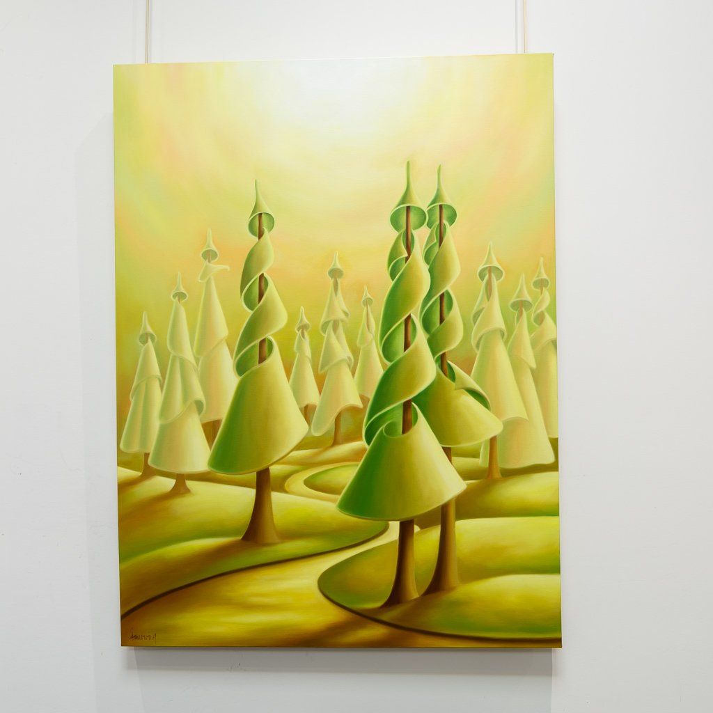 So Lightly Here | 40" x 30" Oil on Canvas Dana Irving