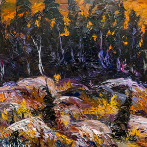 Guy Roy Soleil et Nauances | 66" x 96" Oil on Canvas 66" x 96" / Horizontal