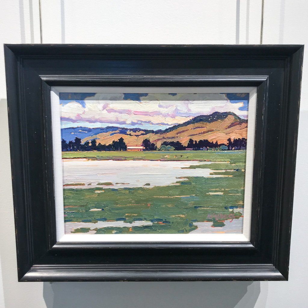 Ken Faulks Spring Fields | 11" x 14" Oil on Board
