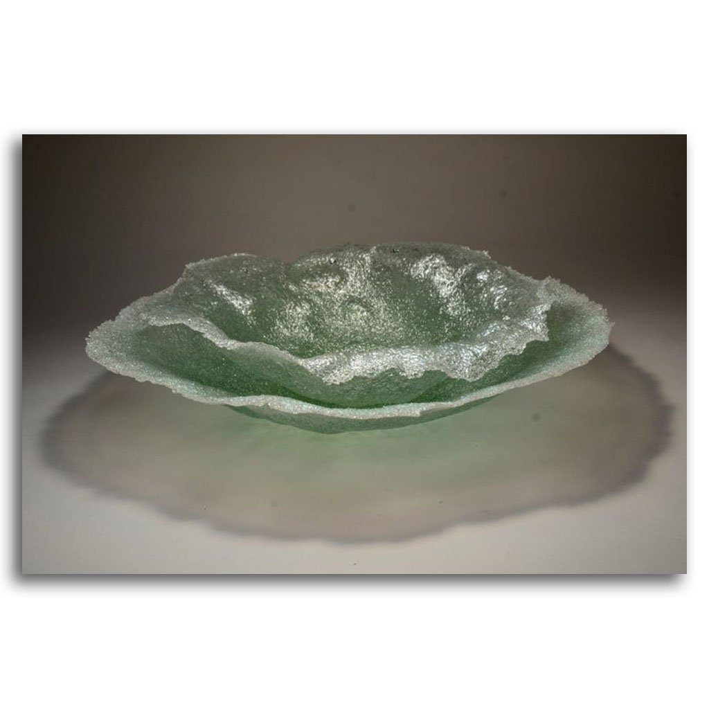 Stone's Throw Cannikin | 14" x 4" Pate de verre Kathleen Black