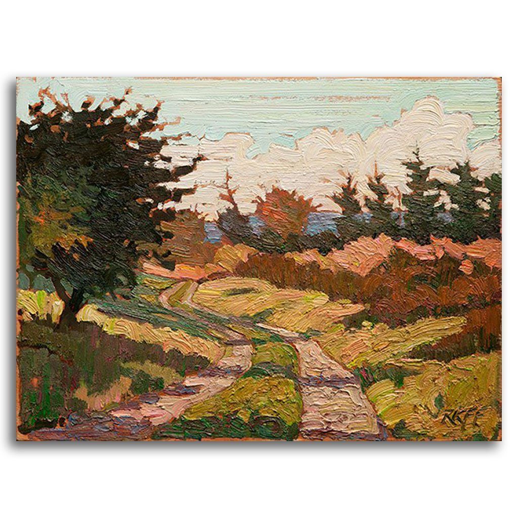 Ken Faulks Summer Path | 12" x 16" Oil on Board