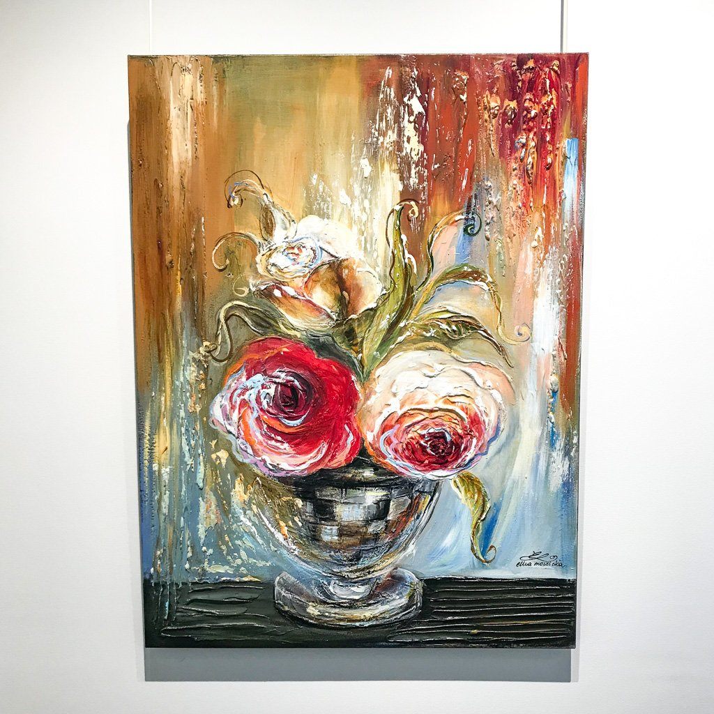 Elka Nowicka Tenderly 2 | 40" x 30" Mixed Media on canvas