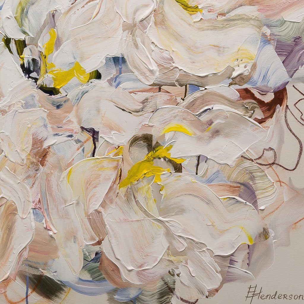 Tenderly Promised Series #18 | 36" x 36" Acrylic on Canvas Elena Henderson