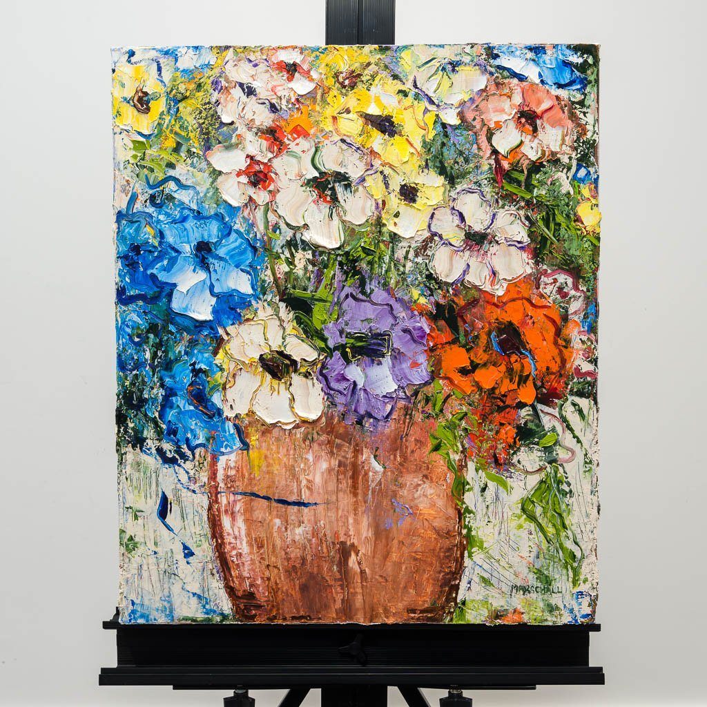 Gerda Marschall Tuesday Blooms | 24" x 20" Oil on Canvas