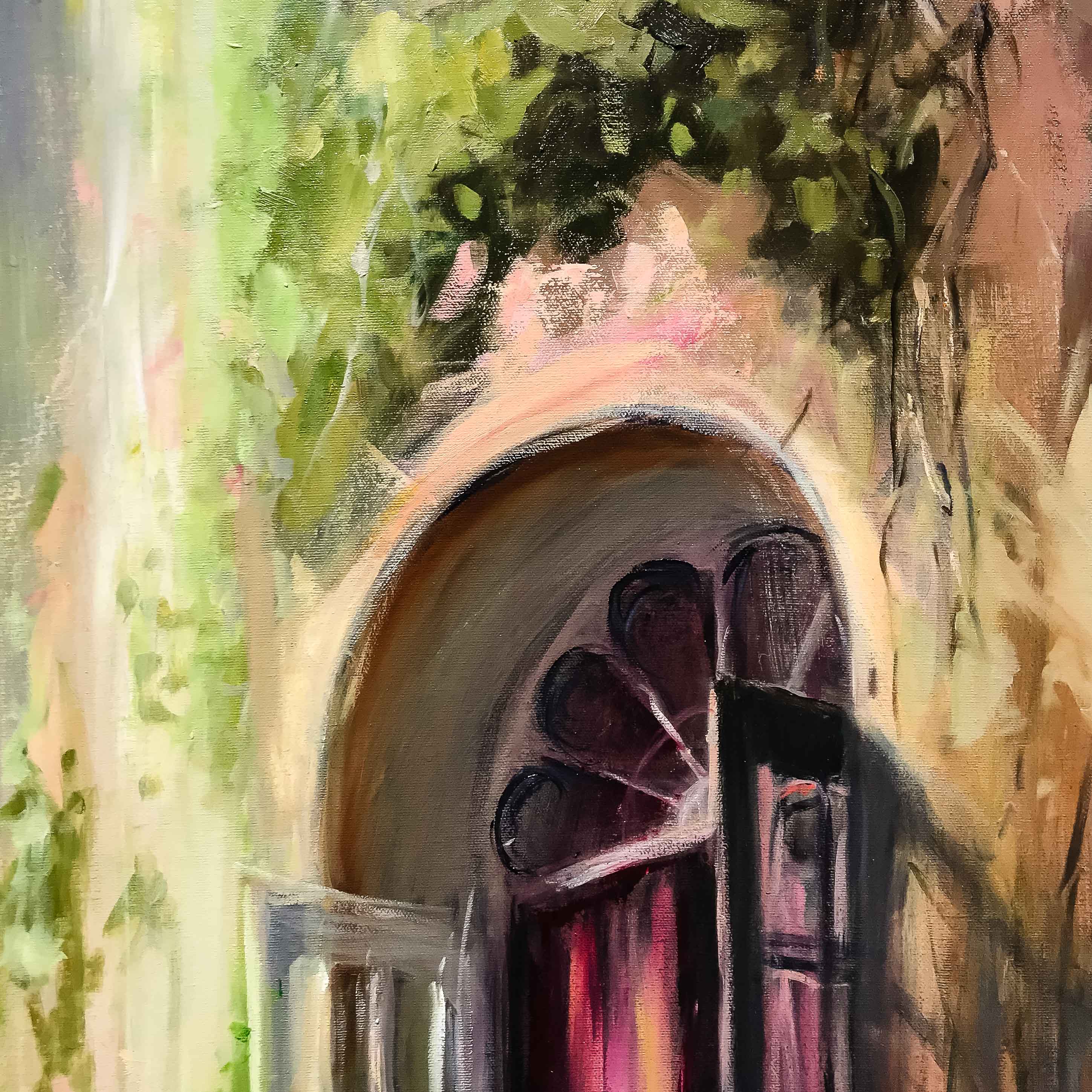 Veiled Doorway | 48" x 16" Oil on Canvas Pierre Giroux