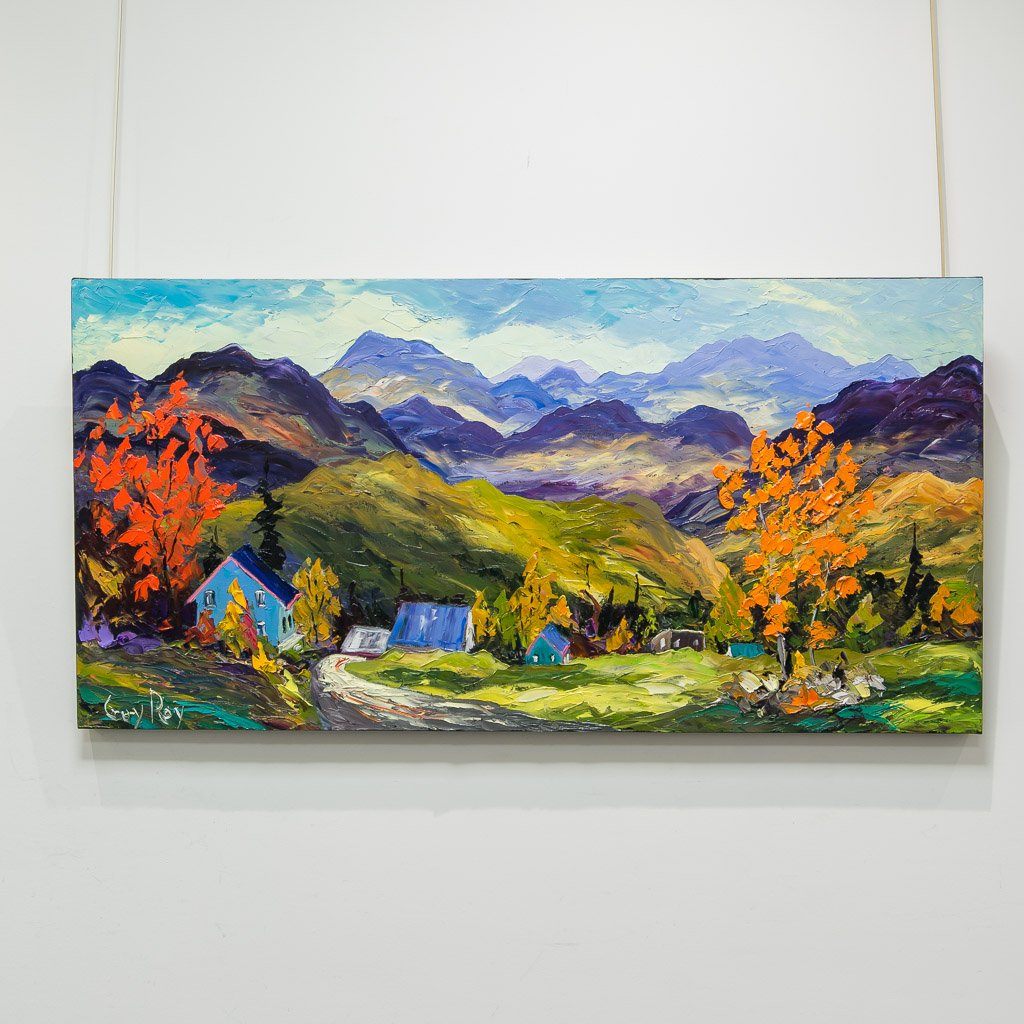 Vue sur le Pav | 24.5" x 48" Oil on Canvas Guy Roy