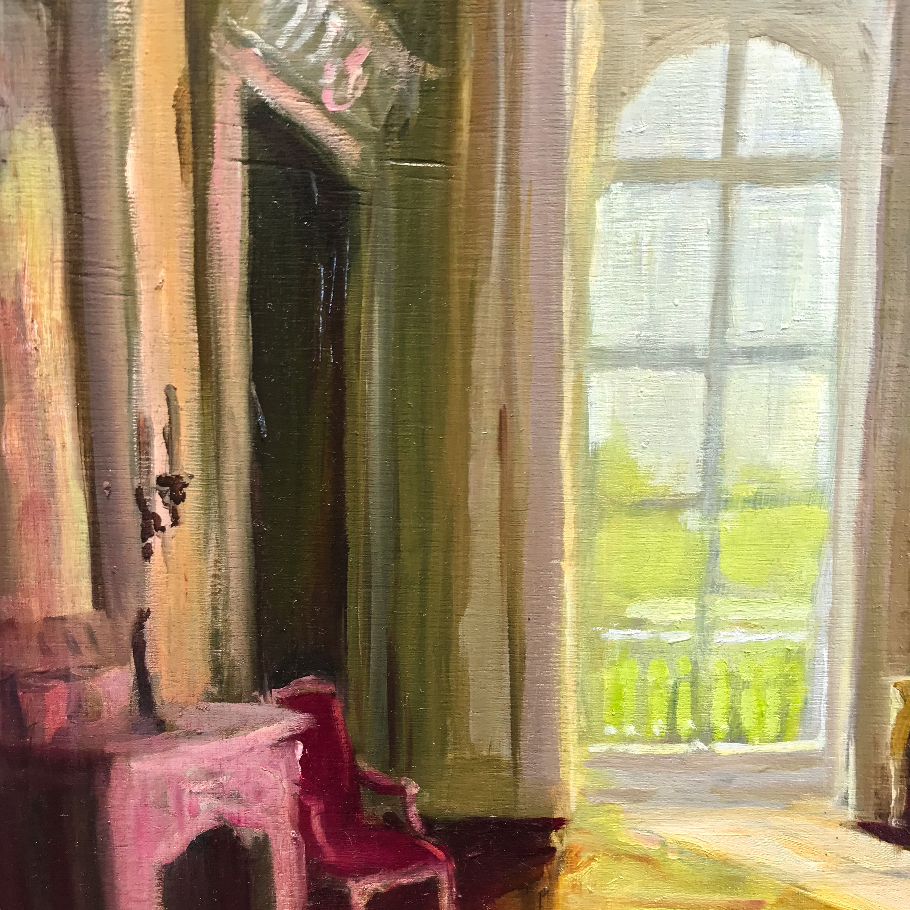 Whispering Rooms #4 | 12" x 18" Oil on Board Pierre Giroux