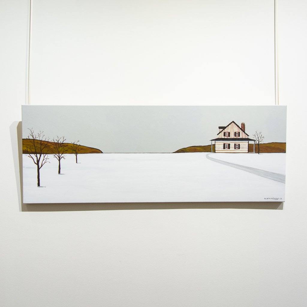 Alain Bédard Winter Cold | 18" x 48" Acrylic on Canvas