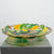 Yellow Bird Fiesta Bowl with 14k Gold | 4" x 20" Hand Fused Glass Tammy Hudgeon